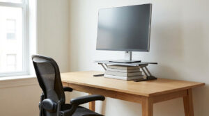 monitor height and neck pain how to fix it
