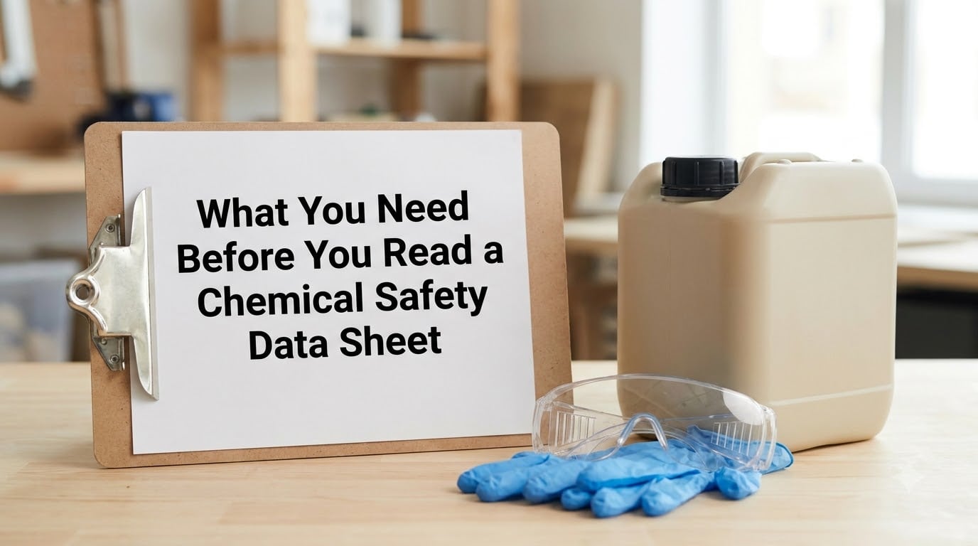 What You Need Before You Read a Chemical Safety Data Sheet