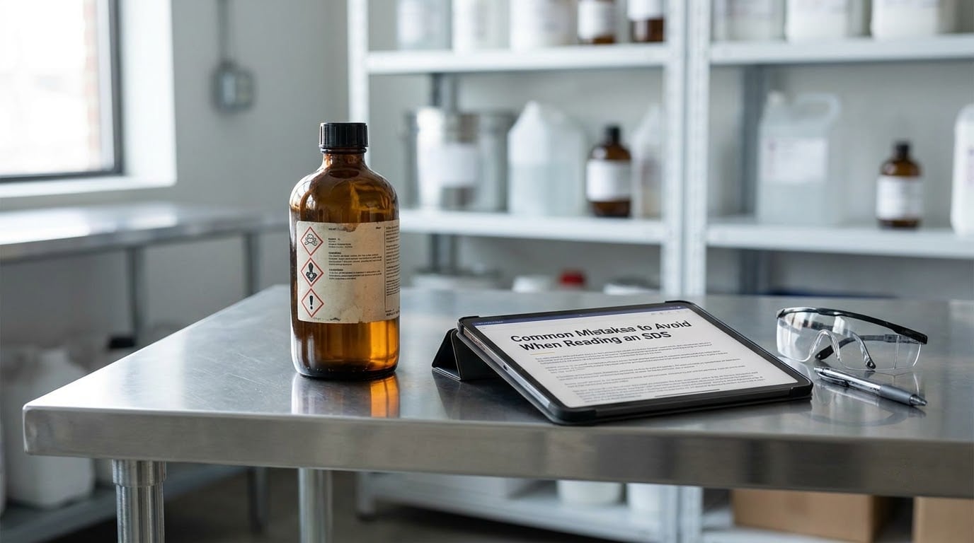 Common Mistakes to Avoid When Reading an SDS