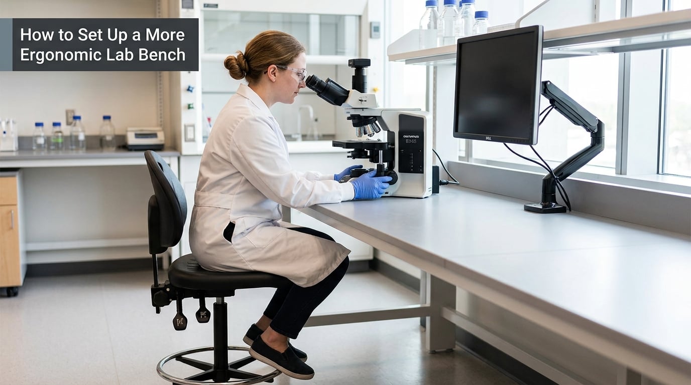 How to Set Up a More Ergonomic Lab Bench