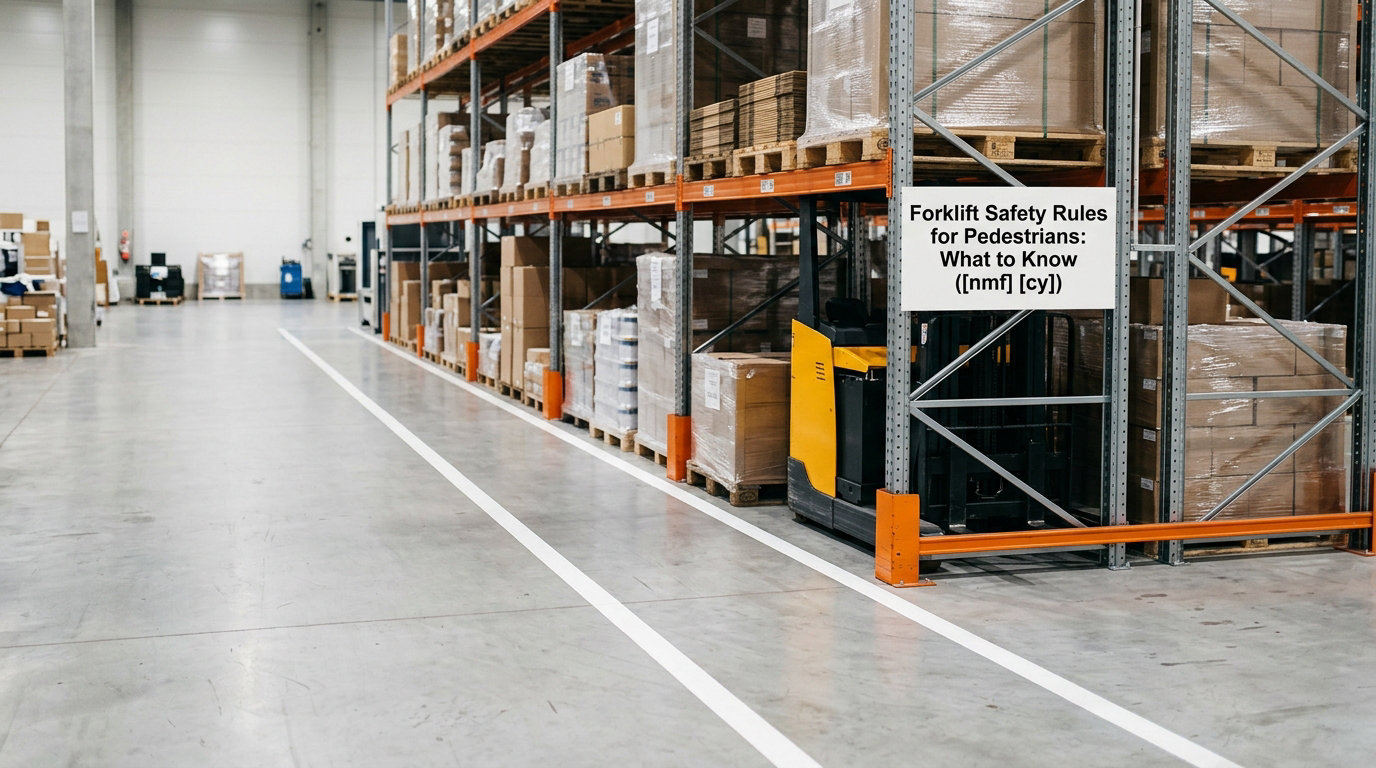 Forklift Safety Rules for Pedestrians: What to Know (October 2026)