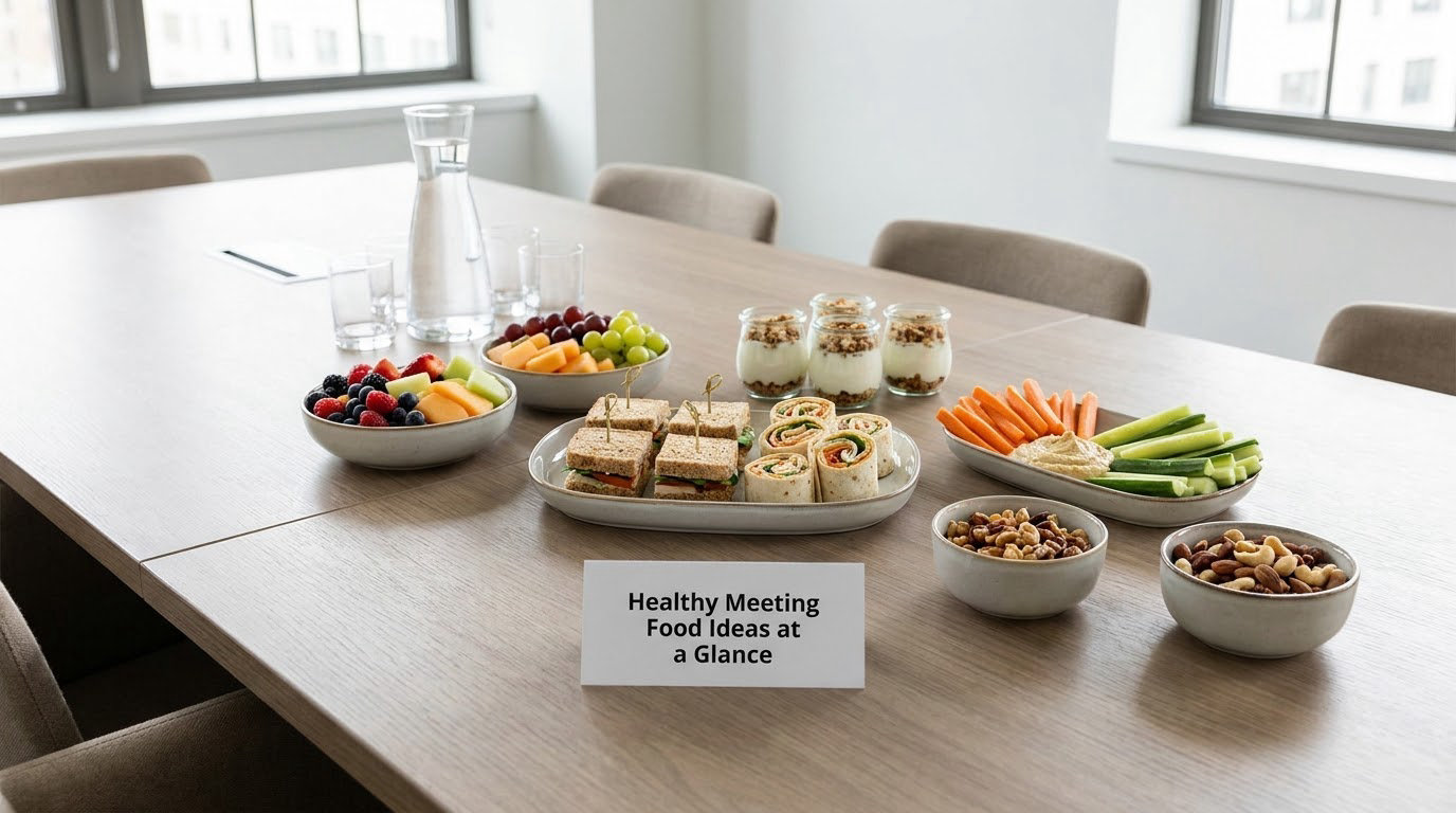 Healthy Meeting Food Ideas at a Glance