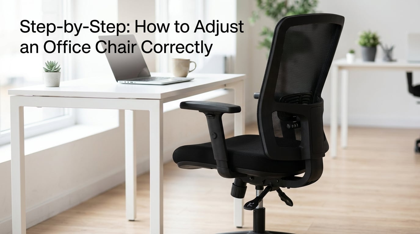 Step-by-Step: How to Adjust an Office Chair Correctly