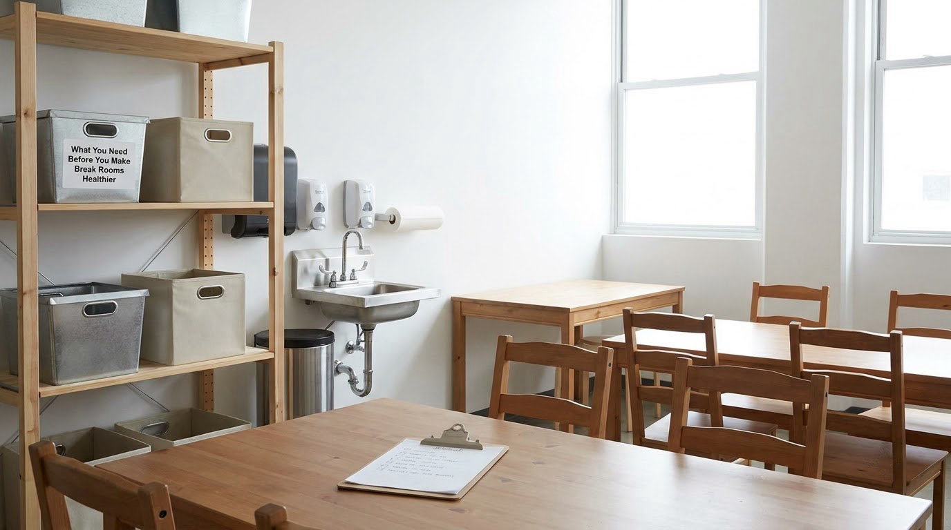 What You Need Before You Make Break Rooms Healthier