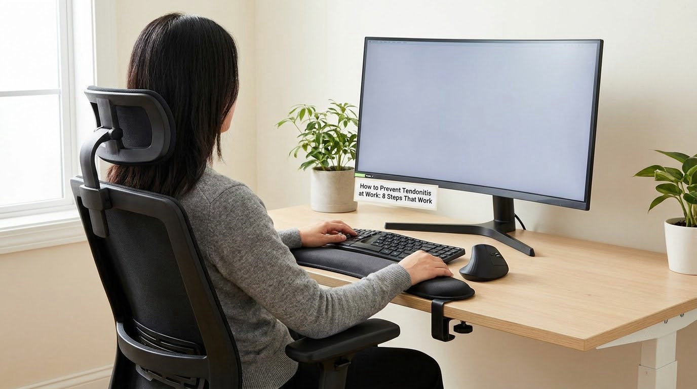 How to Prevent Tendonitis at Work: 8 Steps That Work