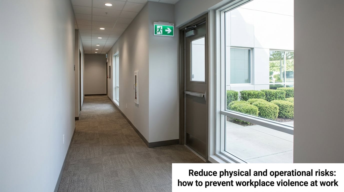 Reduce physical and operational risks: how to prevent workplace violence at work