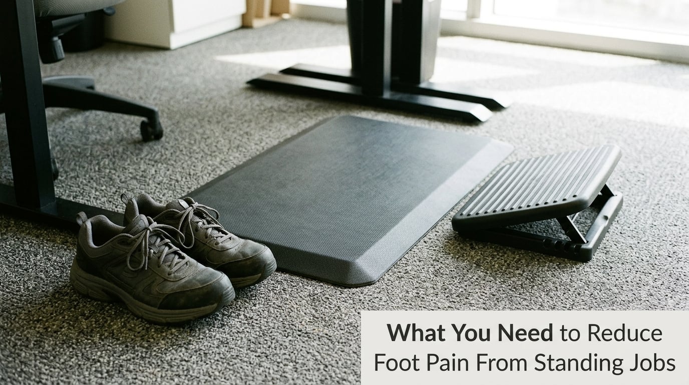 What You Need to Reduce Foot Pain From Standing Jobs