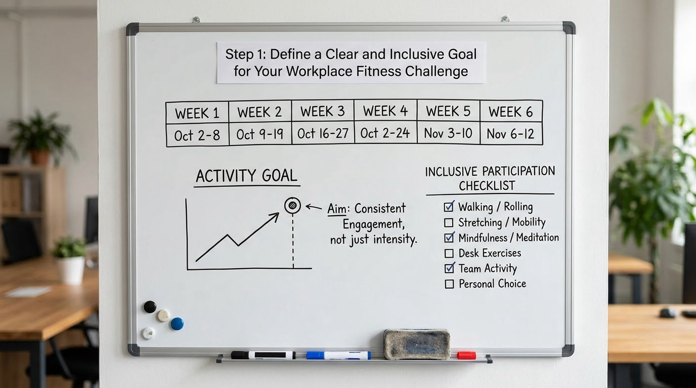 Step 1: Define a Clear and Inclusive Goal for Your Workplace Fitness Challenge