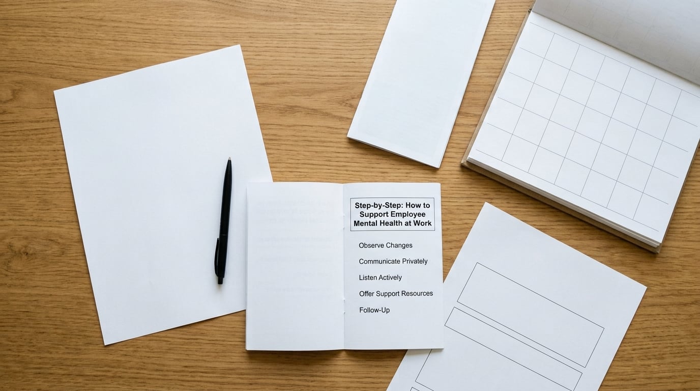 Step-by-Step: How to Support Employee Mental Health at Work