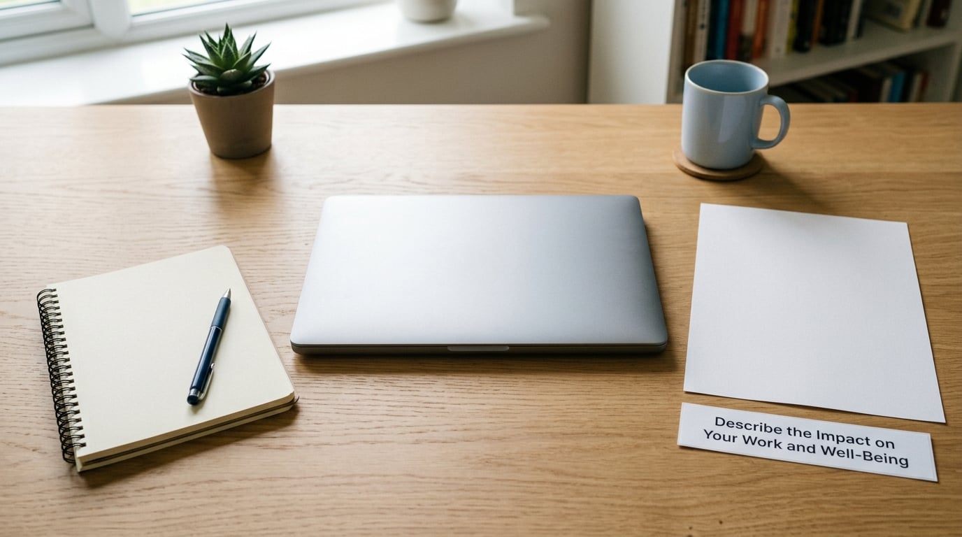 Describe the Impact on Your Work and Well-Being