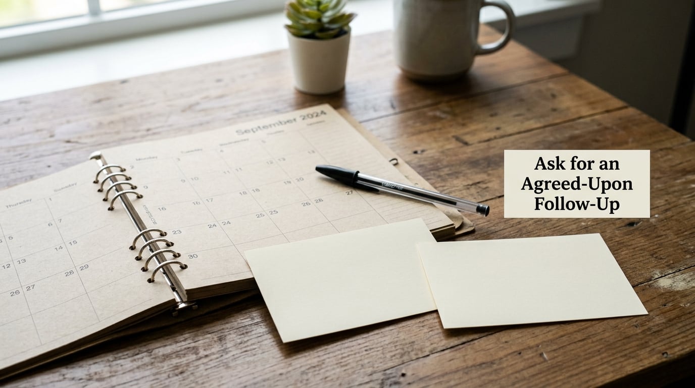 Ask for an Agreed-Upon Follow-Up