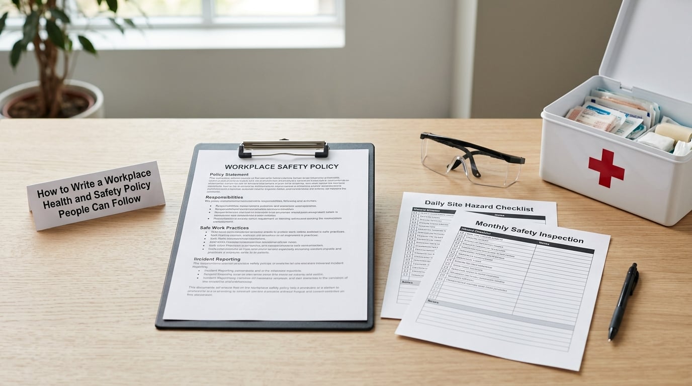 How to Write a Workplace Health and Safety Policy People Can Follow