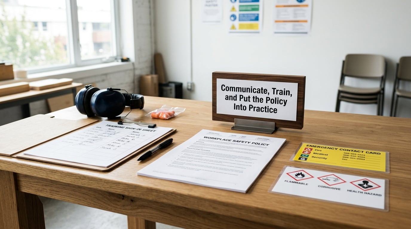 Communicate, Train, and Put the Policy Into Practice