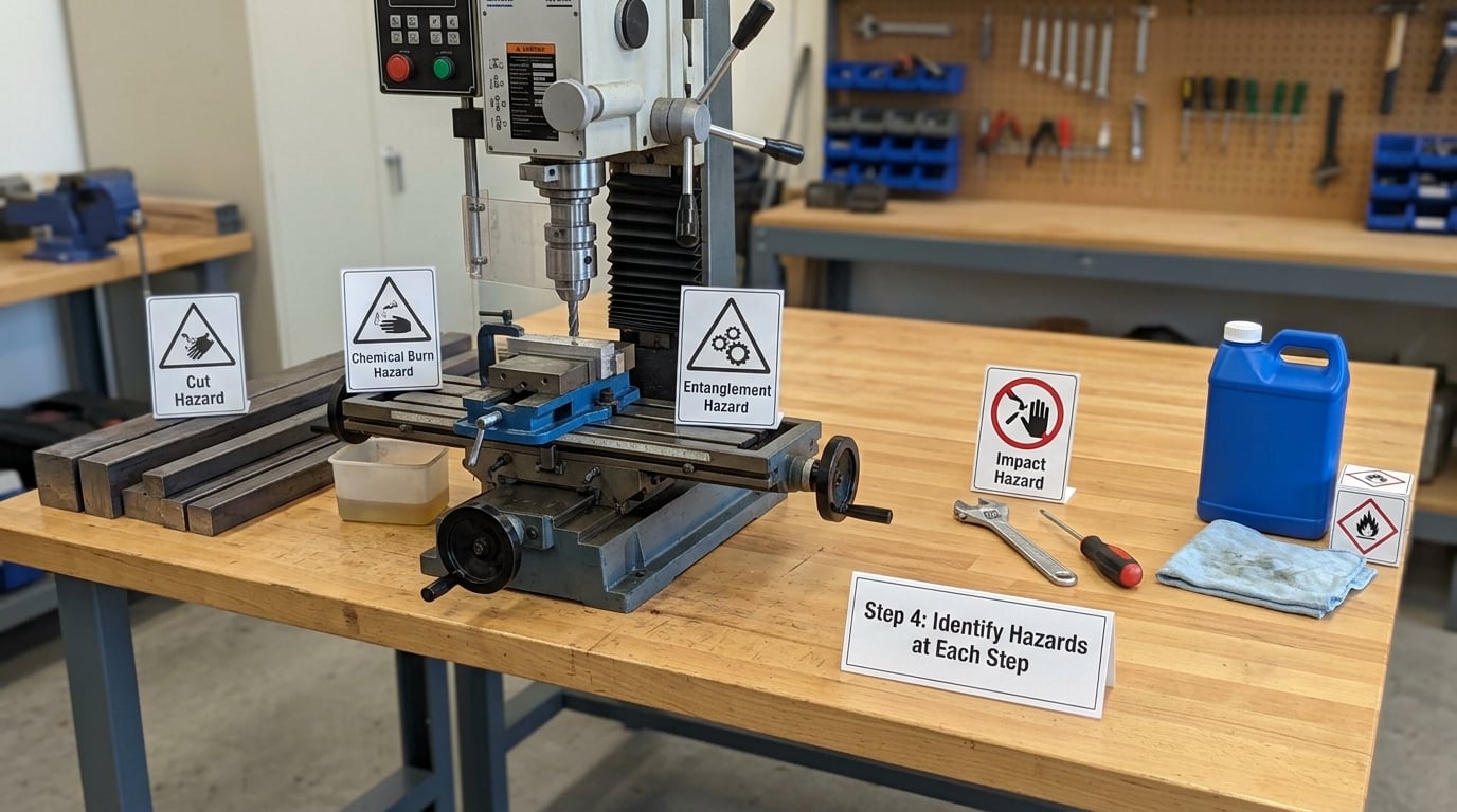 Step 4: Identify Hazards at Each Step