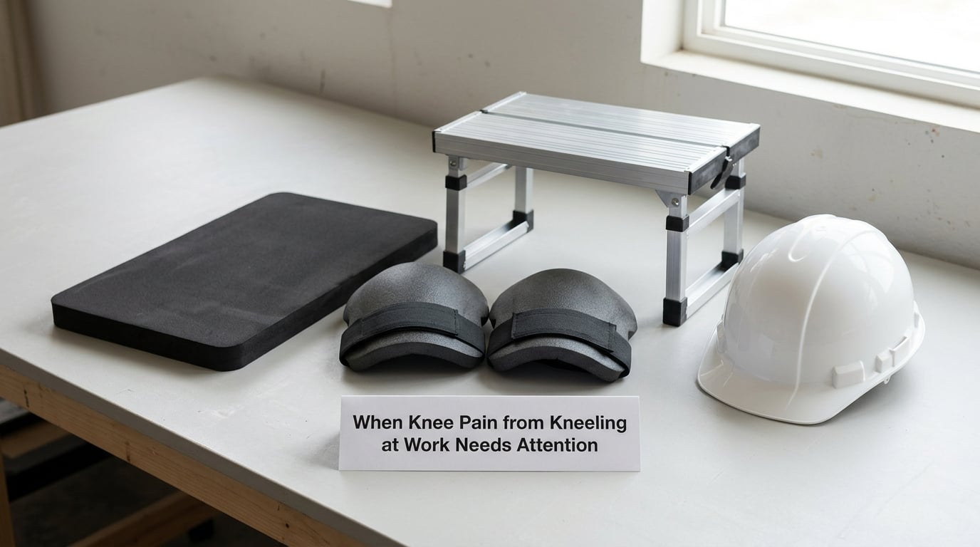 When Knee Pain from Kneeling at Work Needs Attention