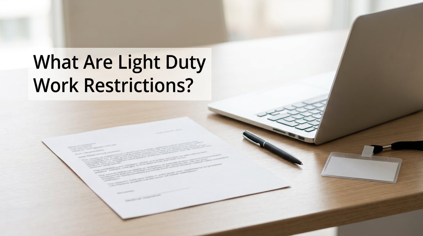 What Are Light Duty Work Restrictions?