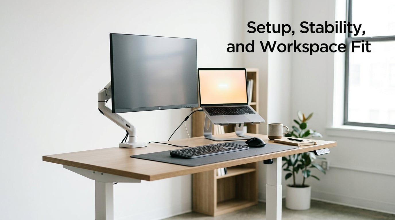Setup, Stability, and Workspace Fit
