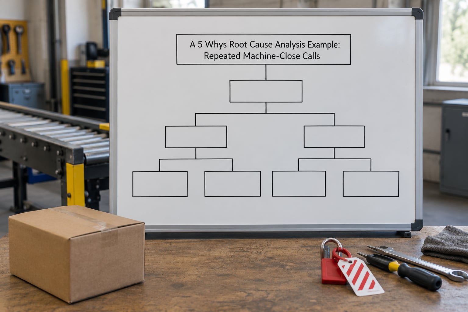 A 5 Whys Root Cause Analysis Example: Repeated Machine-Close Calls
