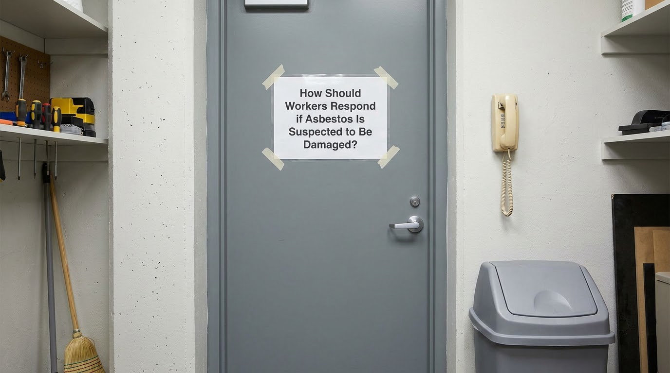 How Should Workers Respond if Asbestos Is Suspected to Be Damaged?