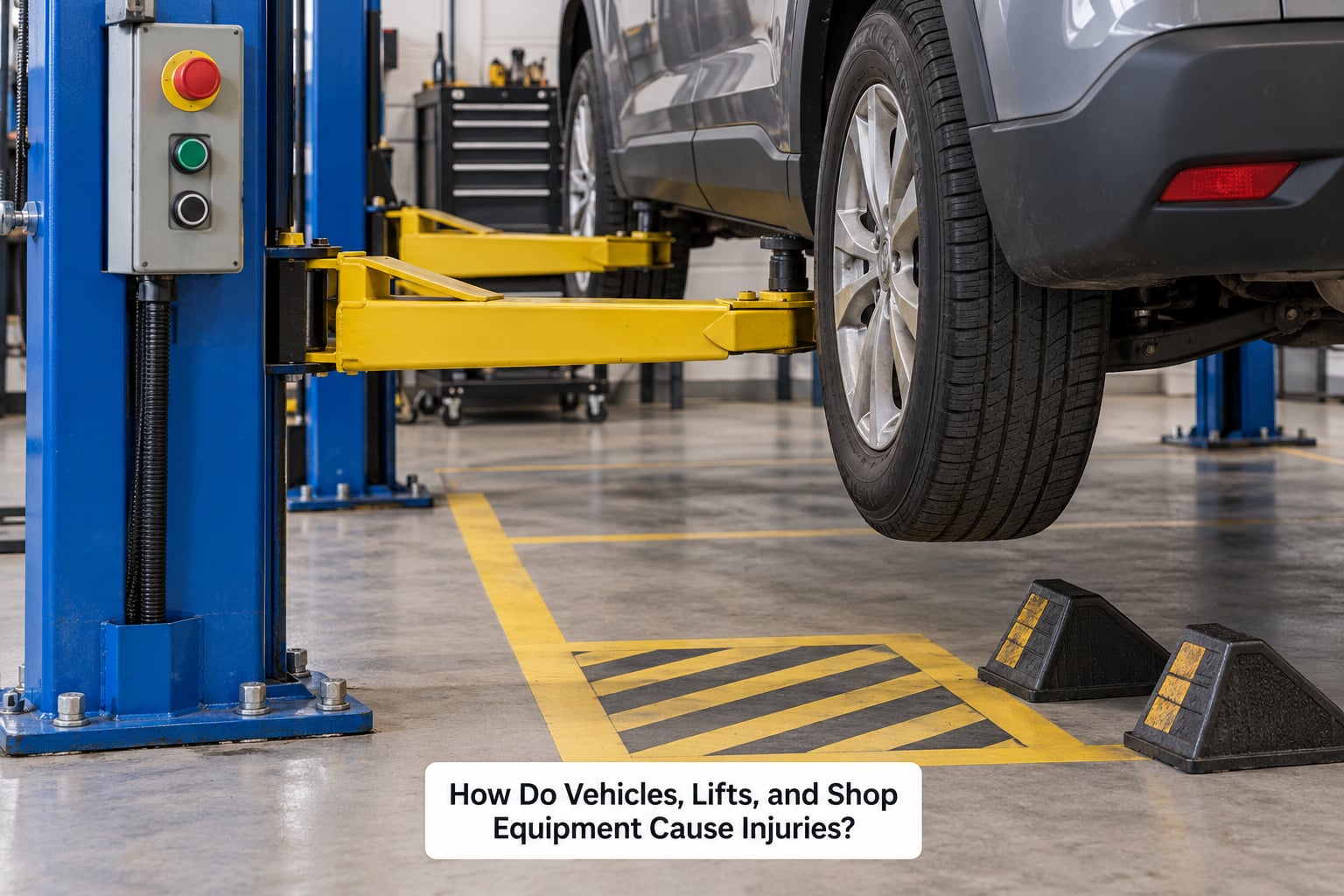 How Do Vehicles, Lifts, and Shop Equipment Cause Injuries?
