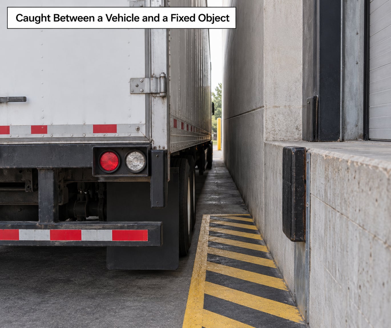 Caught Between a Vehicle and a Fixed Object