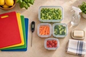 how to prevent cross contamination in a kitchen
