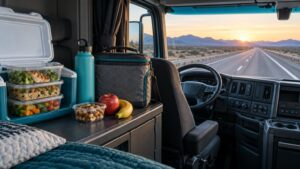 how to eat healthy as a truck driver