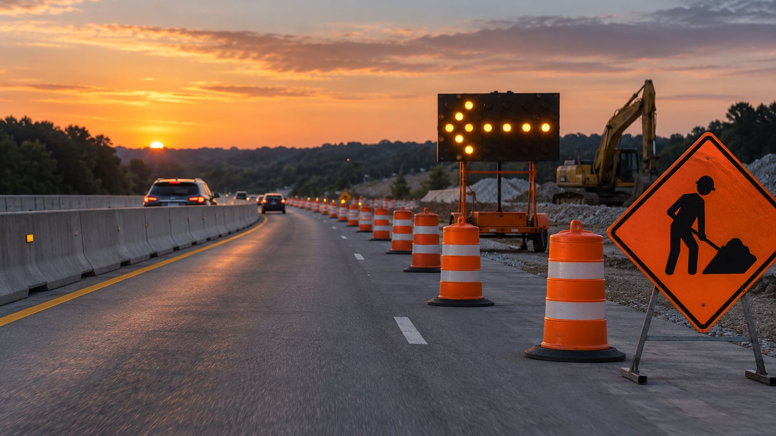 work zone safety for road crews