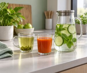 healthy drinks besides water at work