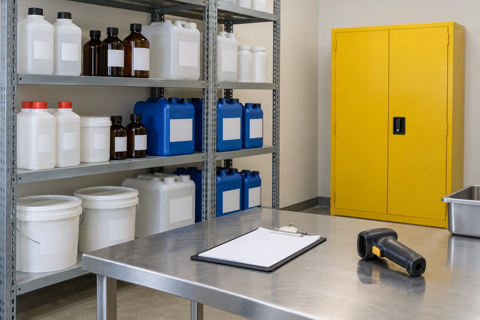 how to make a chemical inventory list