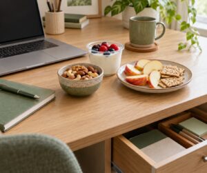 healthy snacks to keep at your desk