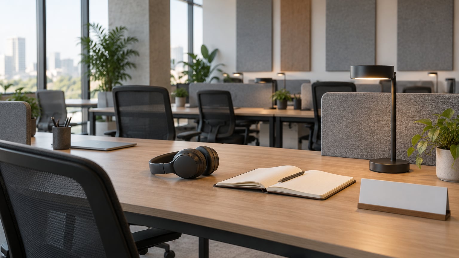 how to reduce noise distractions in an open office
