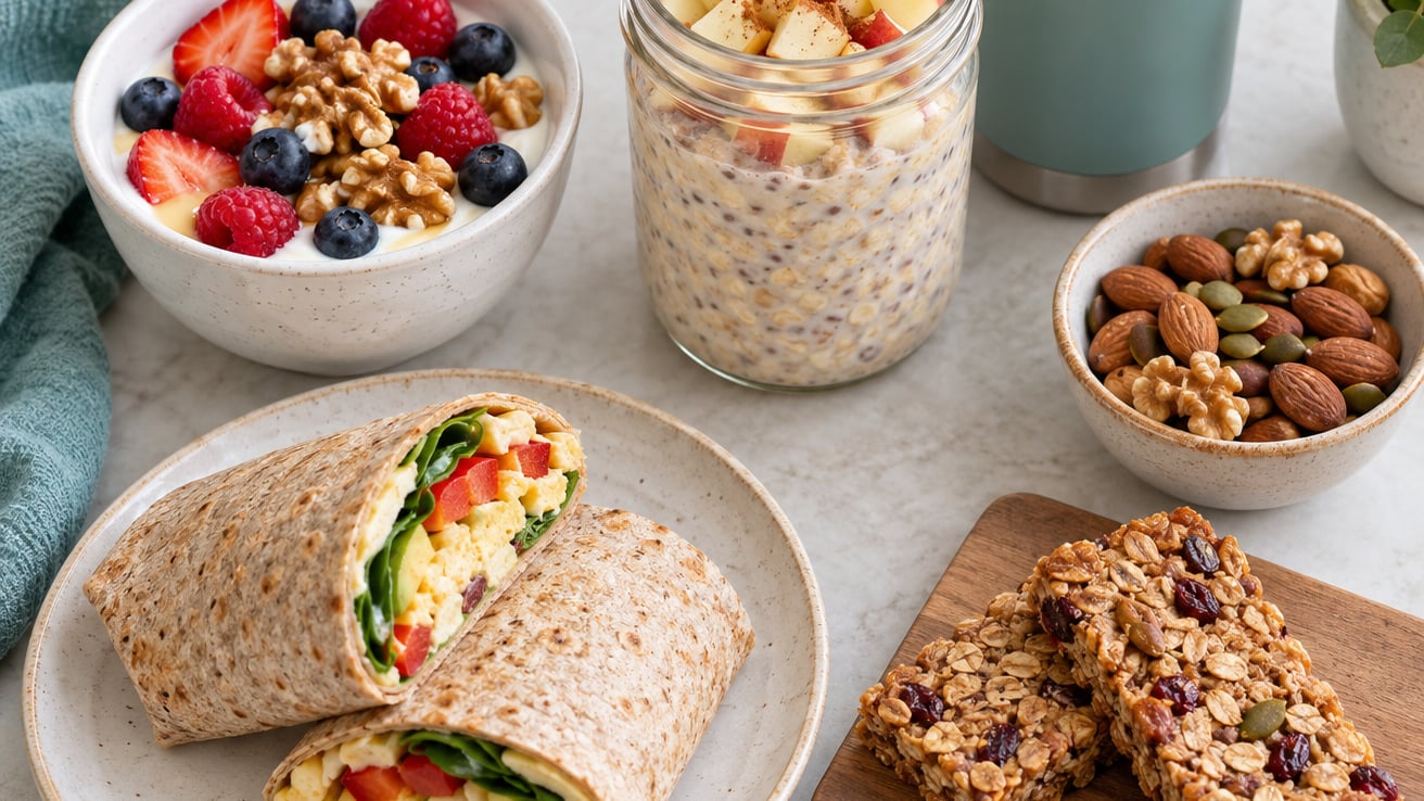 healthy breakfast ideas for busy workdays