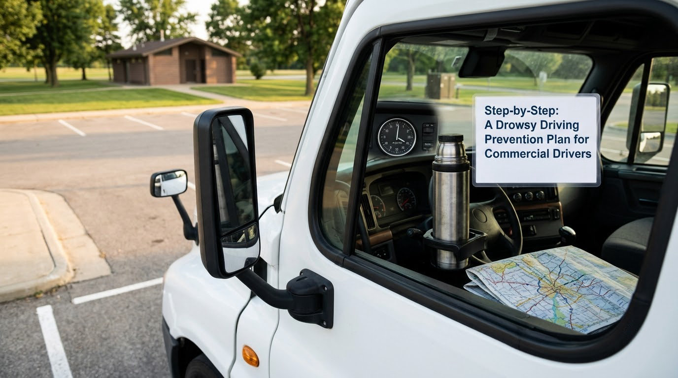 Step-by-Step: A Drowsy Driving Prevention Plan for Commercial Drivers