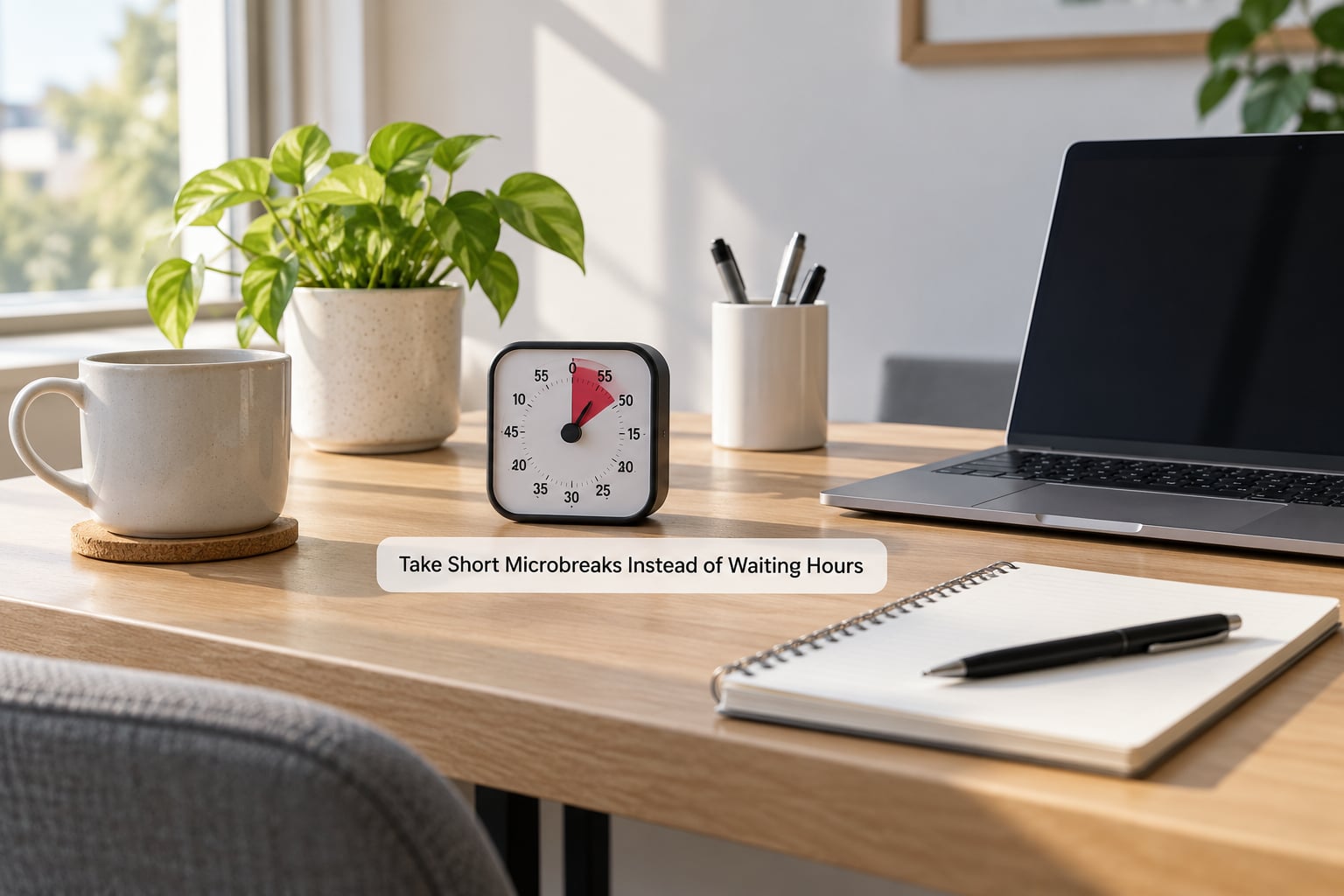Take Short Microbreaks Instead of Waiting Hours