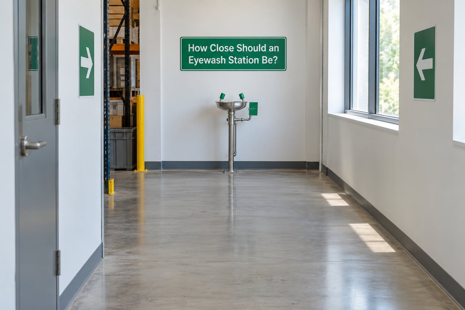 How Close Should an Eyewash Station Be?