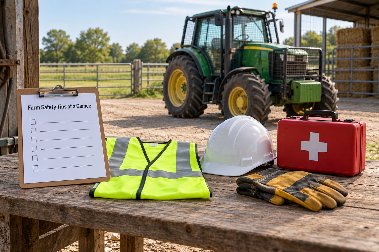 Farm Safety Tips at a Glance