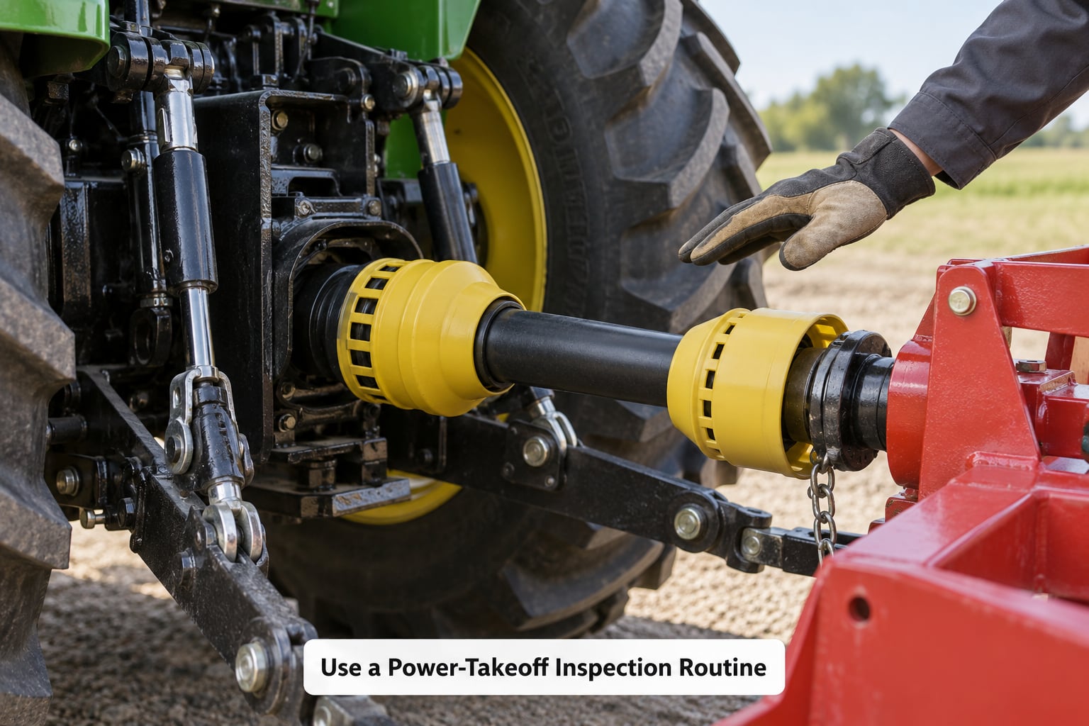 Use a Power-Takeoff Inspection Routine