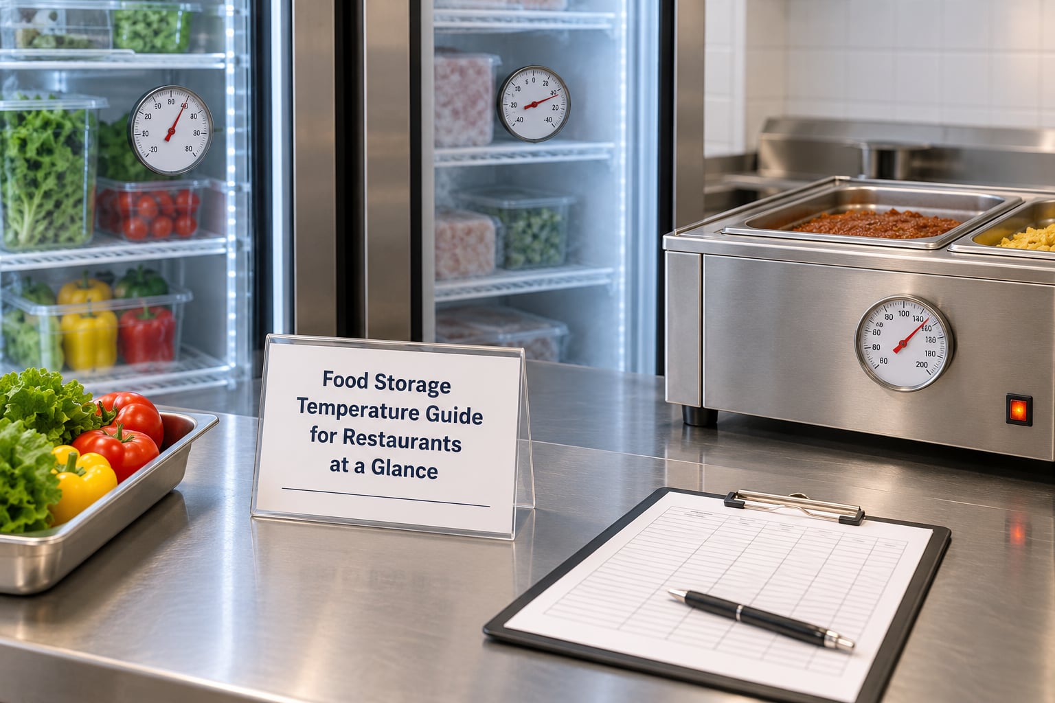 Food Storage Temperature Guide for Restaurants at a Glance