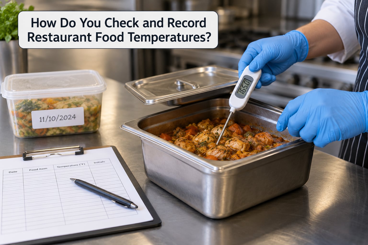 How Do You Check and Record Restaurant Food Temperatures?