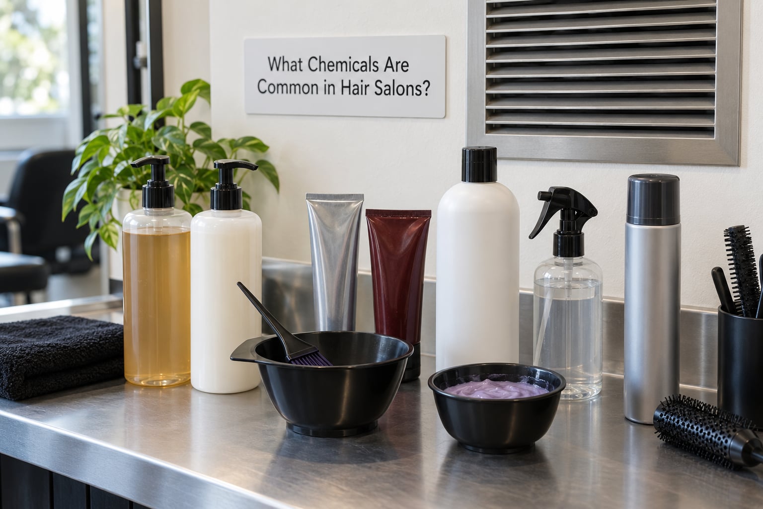 What Chemicals Are Common in Hair Salons?
