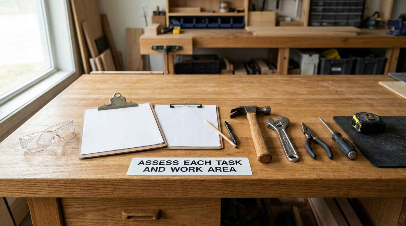 Assess Each Task and Work Area