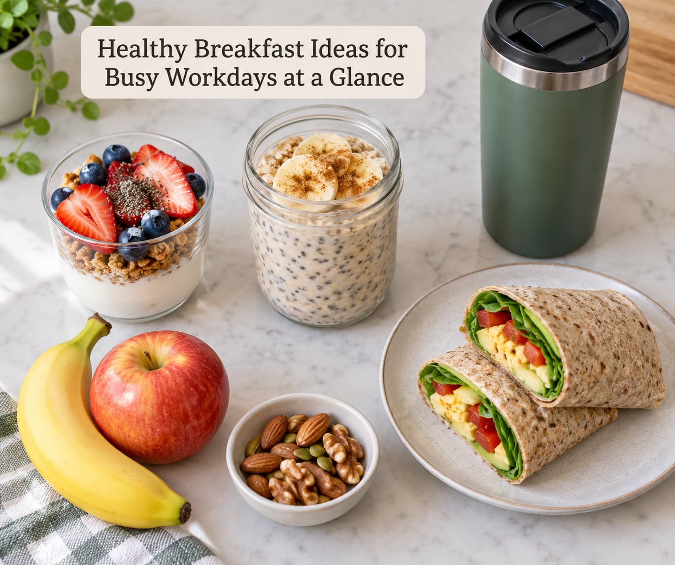 Healthy Breakfast Ideas for Busy Workdays at a Glance