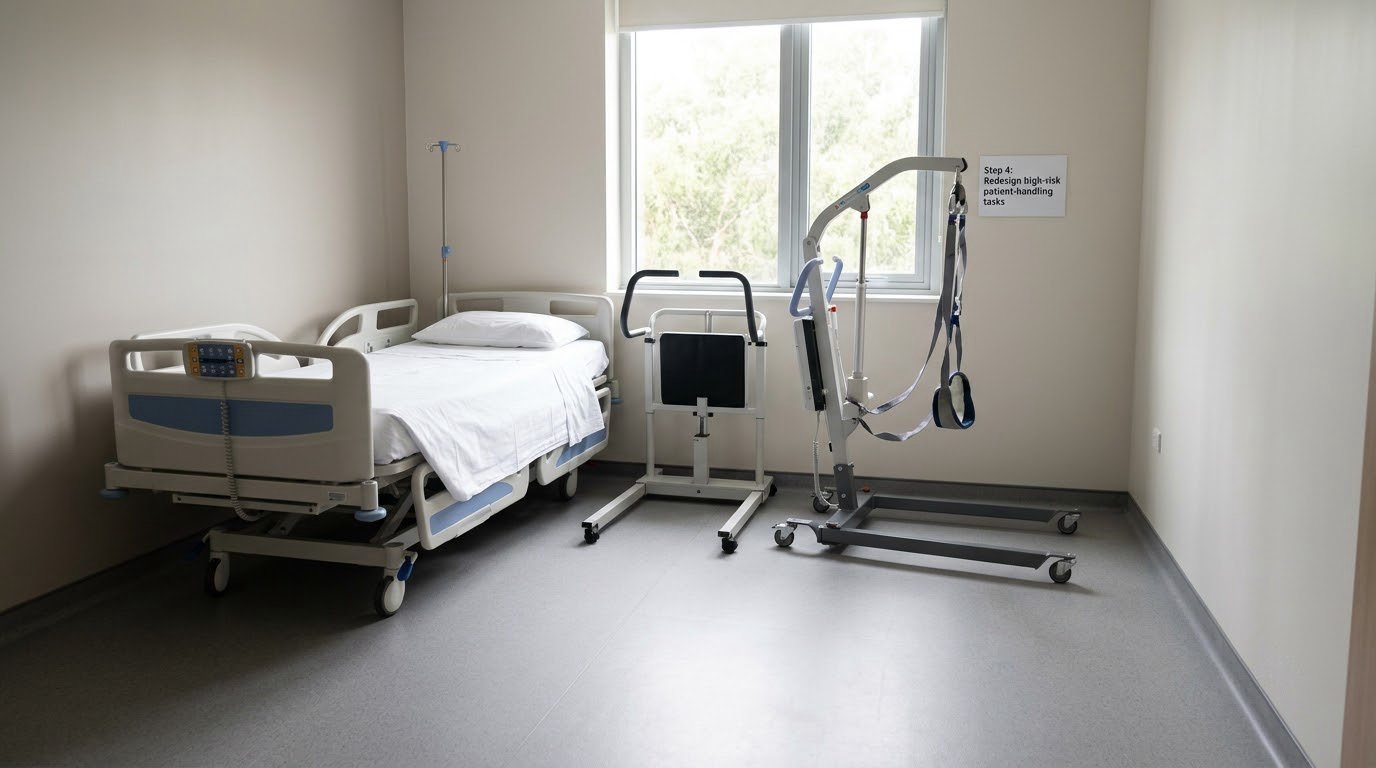 Step 4: Redesign high-risk patient-handling tasks