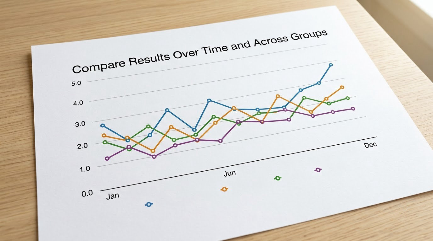 Compare Results Over Time and Across Groups