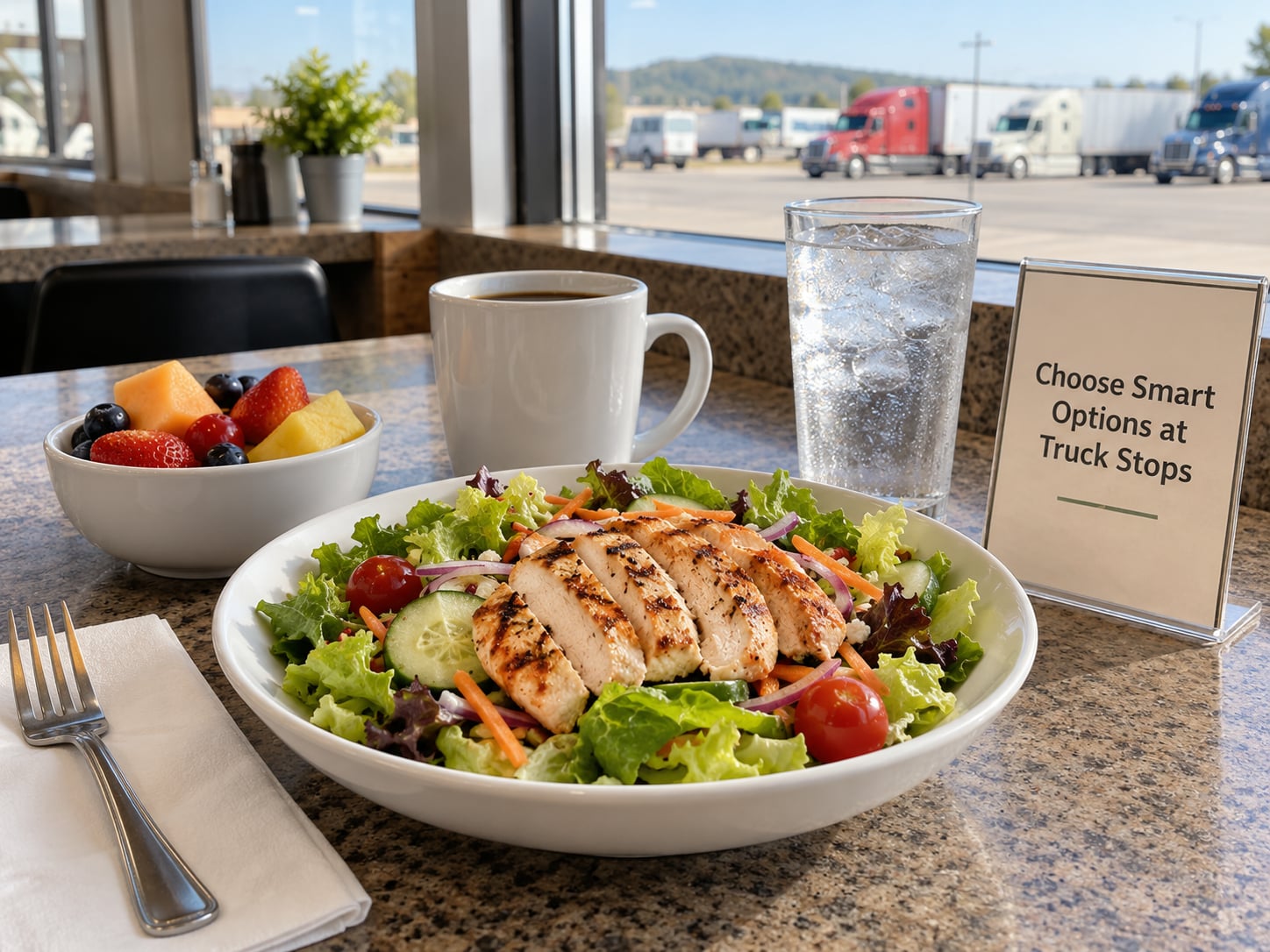 Choose Smart Options at Truck Stops