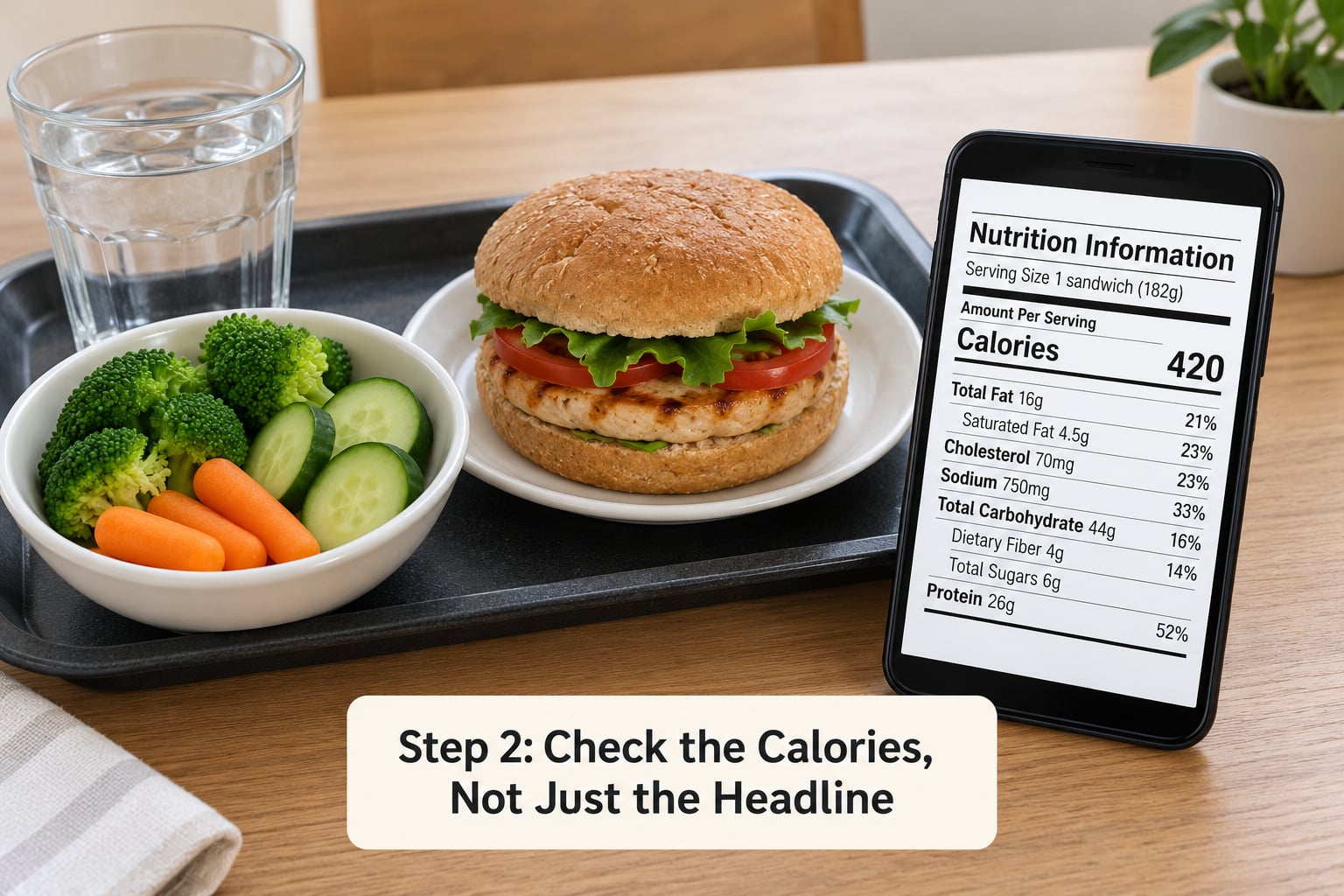 Step 2: Check the Calories, Not Just the Headline