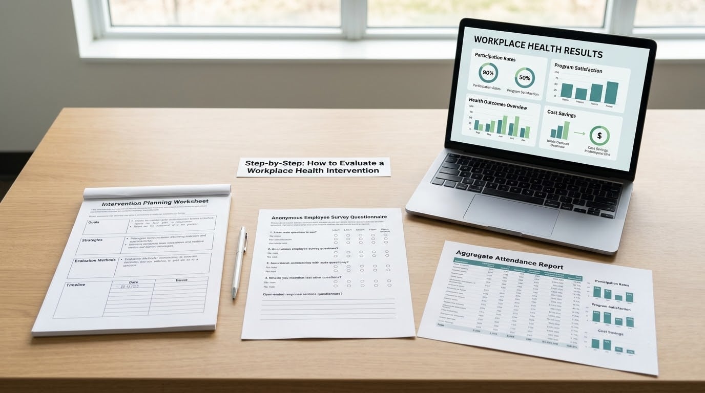 Step-by-Step: How to Evaluate a Workplace Health Intervention