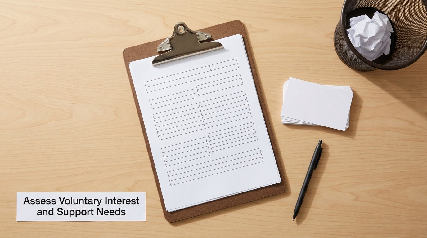 Assess Voluntary Interest and Support Needs