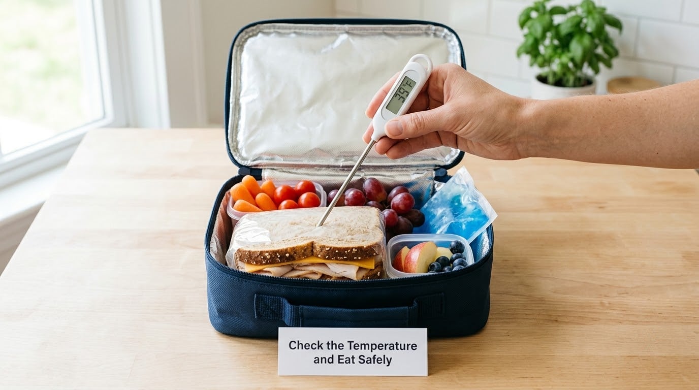 Check the Temperature and Eat Safely